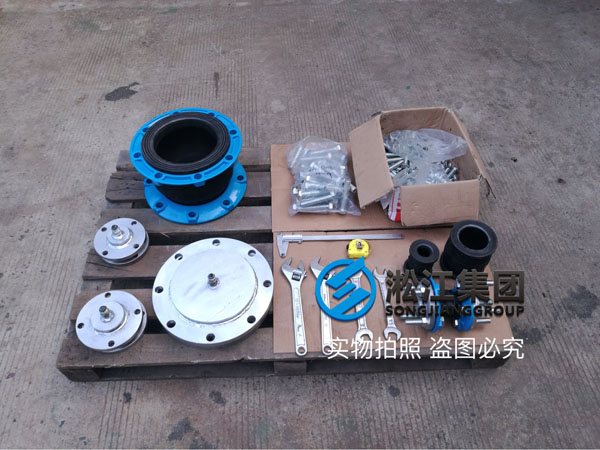 第一批新型橡胶软接头压力检测现场